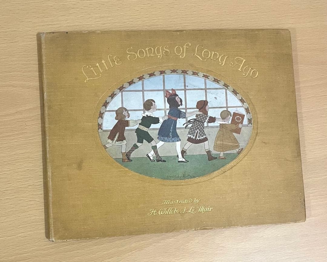 No375 希少 アンティーク洋書 古書 ルメール 絵本 児童書 オランダ 童謡