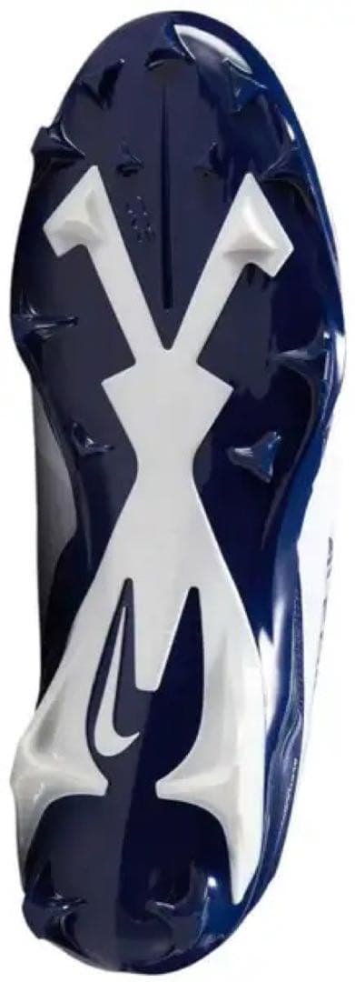 ナイキ 27.5 アルファメナス プロ アメフト スパイク シューズ 靴 白 紺