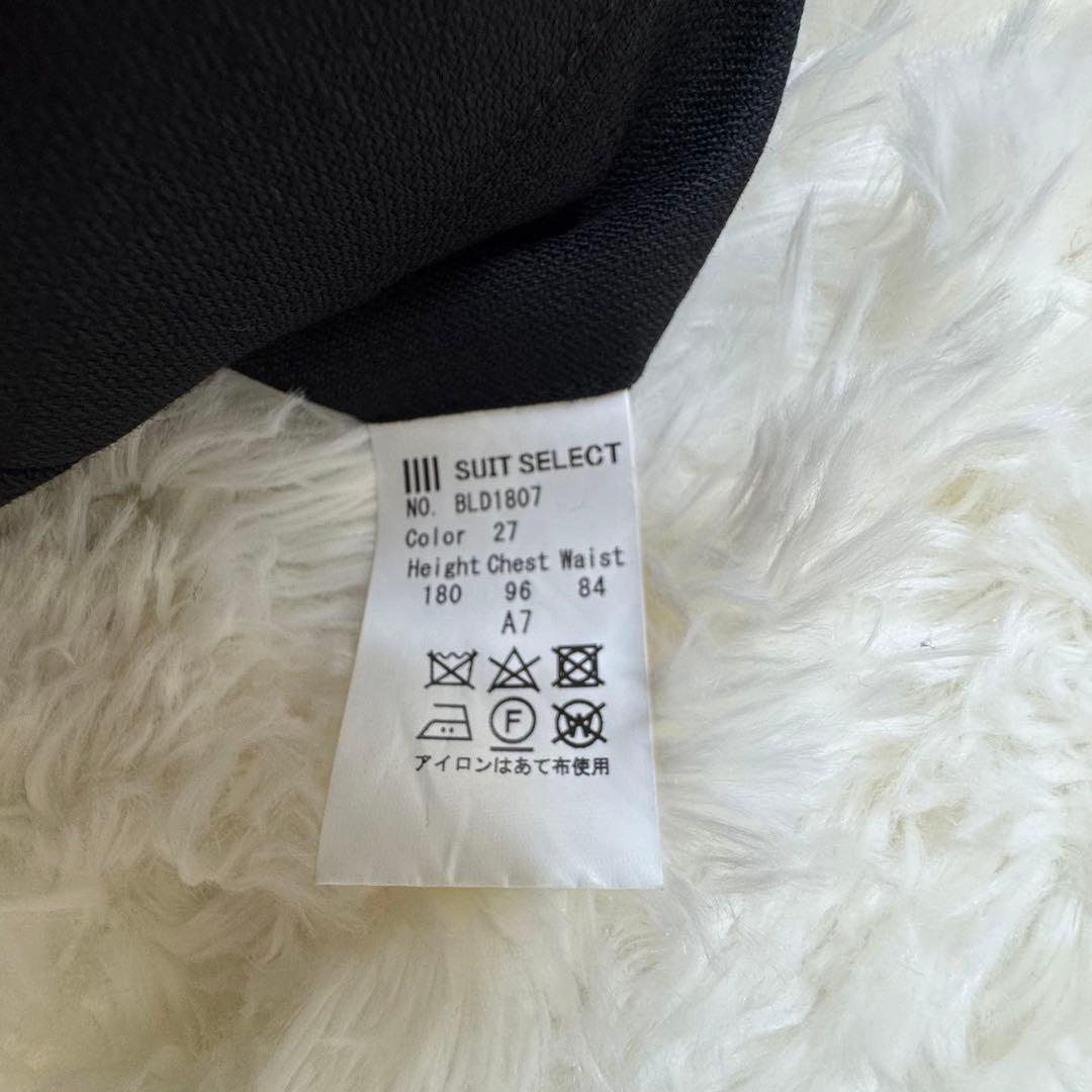 SUIT SELECT 3ピーススーツ ブラック A7 XL相当