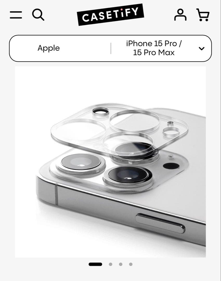 CASETiFY iPhone15Pro用　3点セット(未使用)