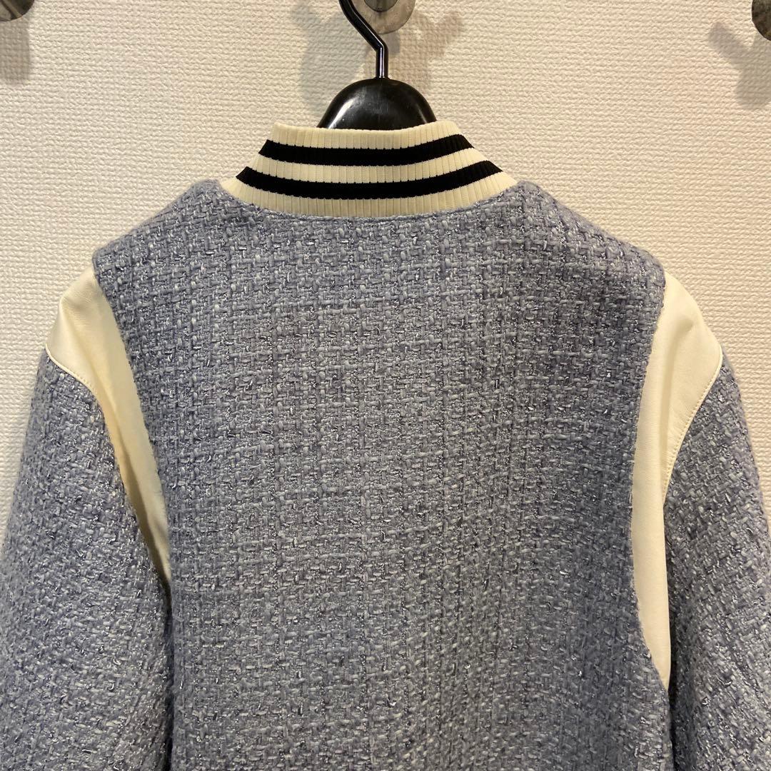 FURFUR ファーファ　バイカラーツイードスタジャン