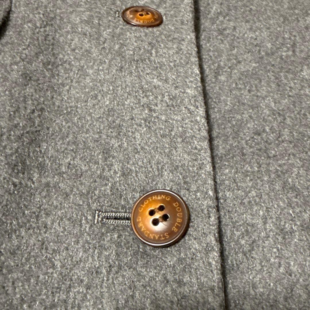 ダブルスタンダード　カシミアコート　グレー