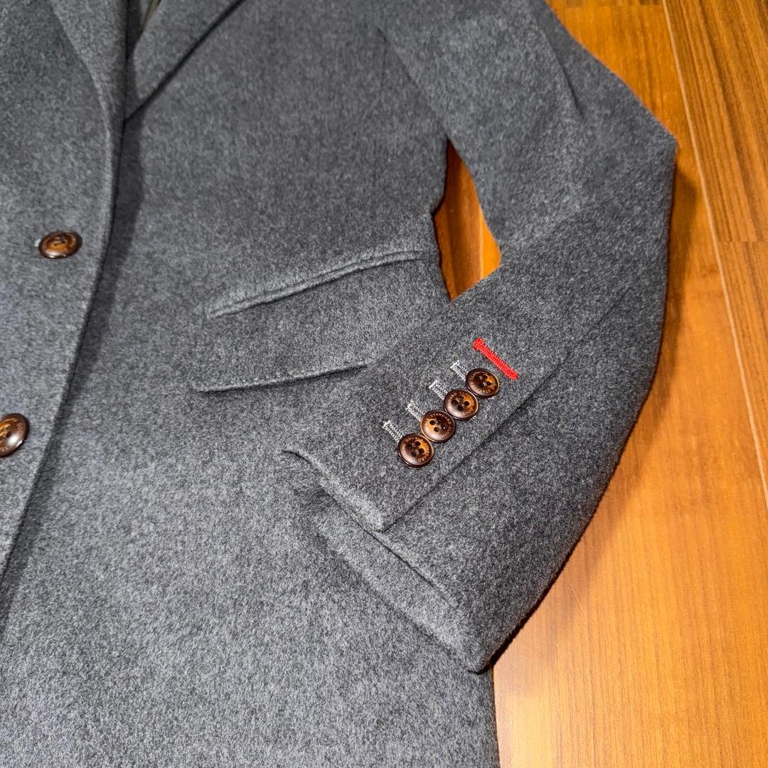 ダブルスタンダード　カシミアコート　グレー