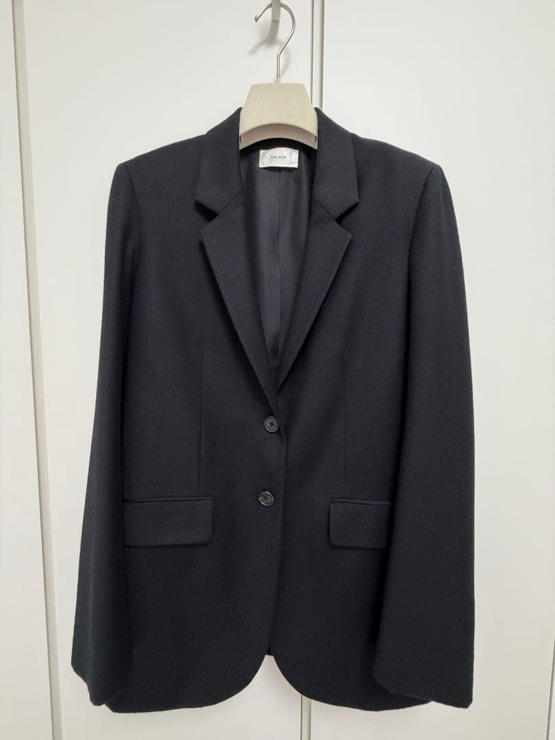 THE ROW ブラック Dustina テーラードジャケット