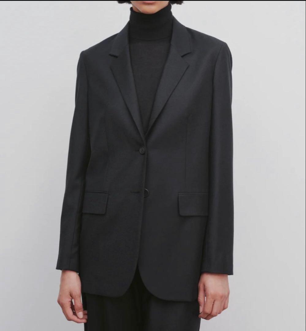 THE ROW ブラック Dustina テーラードジャケット