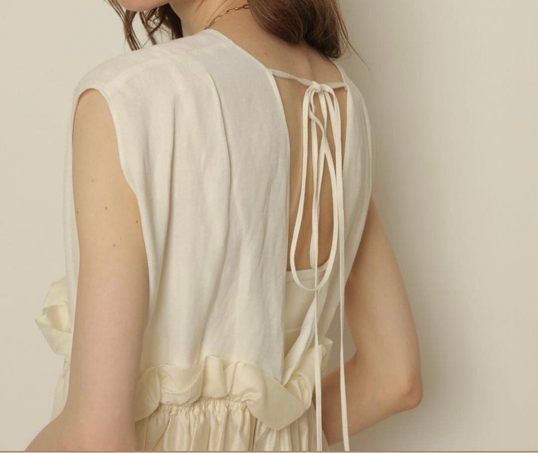 オーガンギャザーチュニック　Sサイズ　2024SS