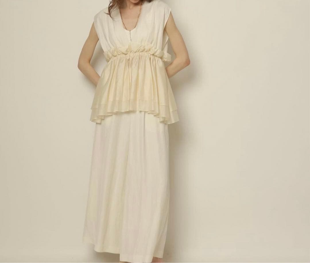 オーガンギャザーチュニック　Sサイズ　2024SS