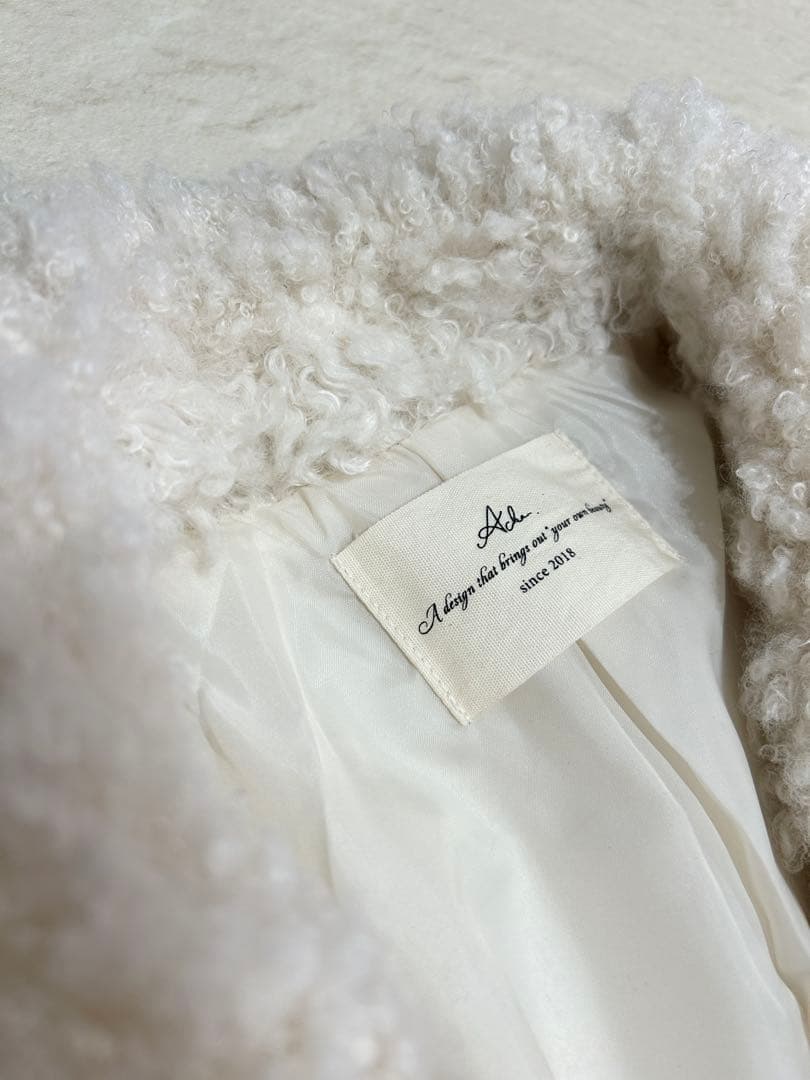 acka poodle boa long coat お値下げしました！！