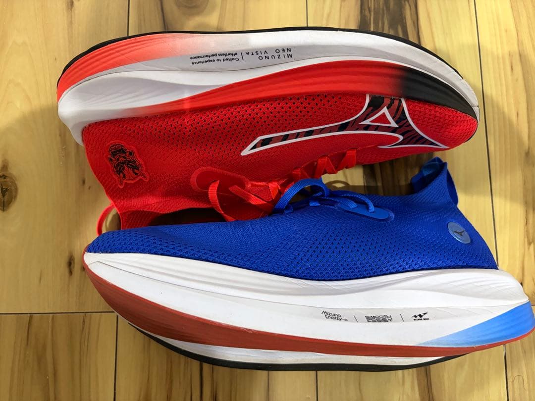 Mizuno ネオビスタ27.0 青/赤