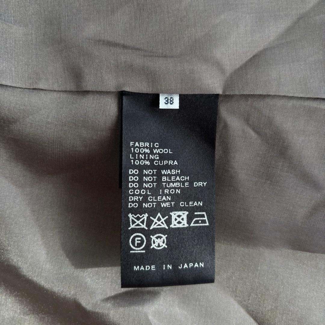 【極美品】IENA LA BOUCLE モッサーVネック フレアコート　ウール