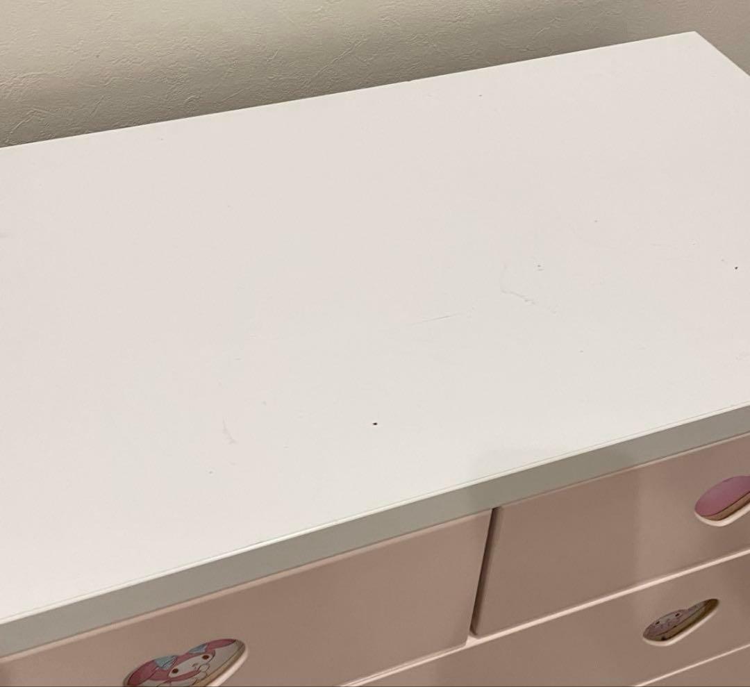 『出品今月まで』サンリオ マイメロ 5段 チェスト 引き出し 収納