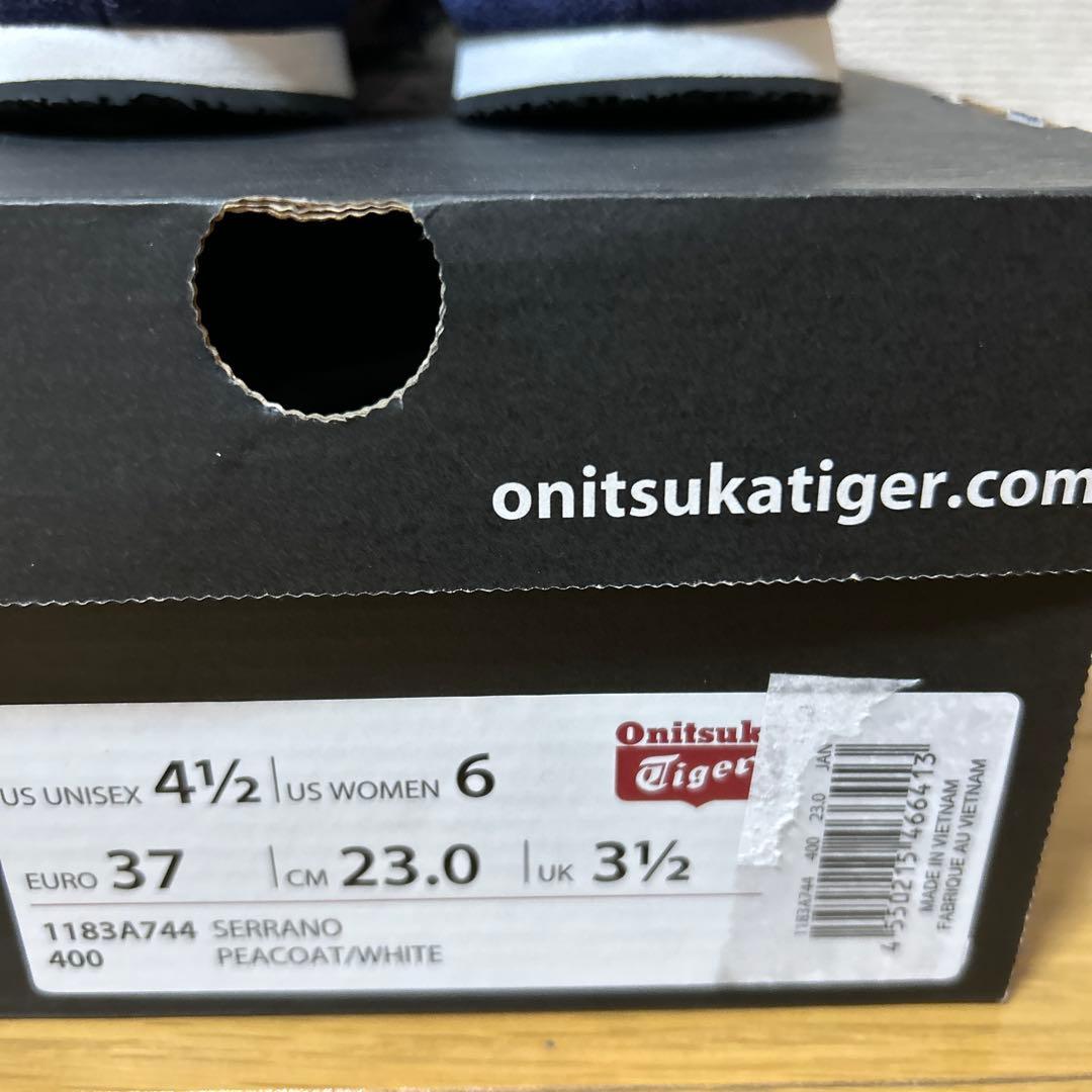 オニツカタイガー セラーノ PEACOAT/WHITE ピ－コート 23.0cm
