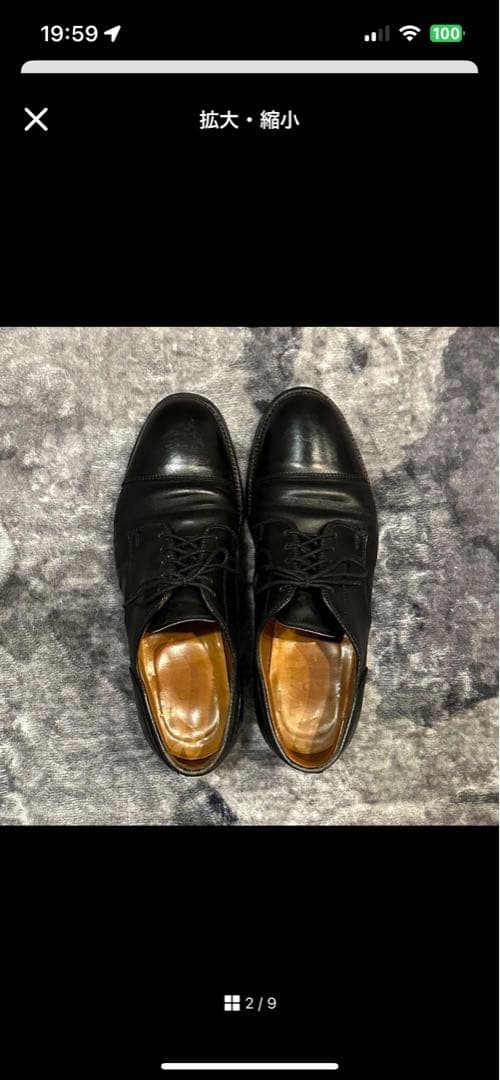 ALDEN 95870 8D ストレートチップ