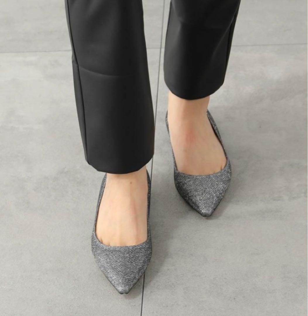 専用です☆ジミーチュウ ☆グリッターフラットパンプス39未使用