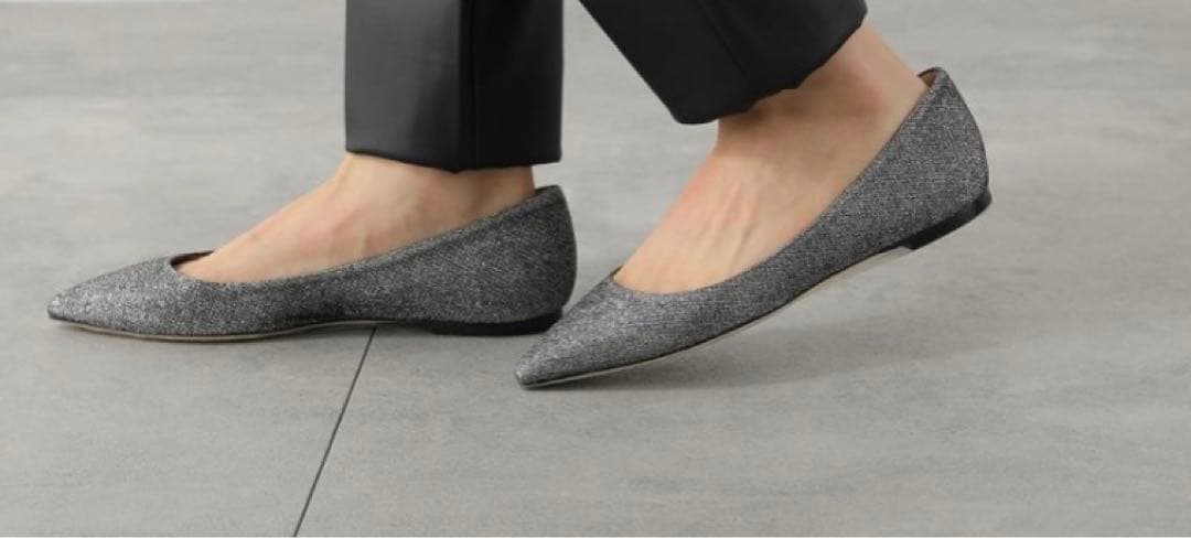 専用です☆ジミーチュウ ☆グリッターフラットパンプス39未使用