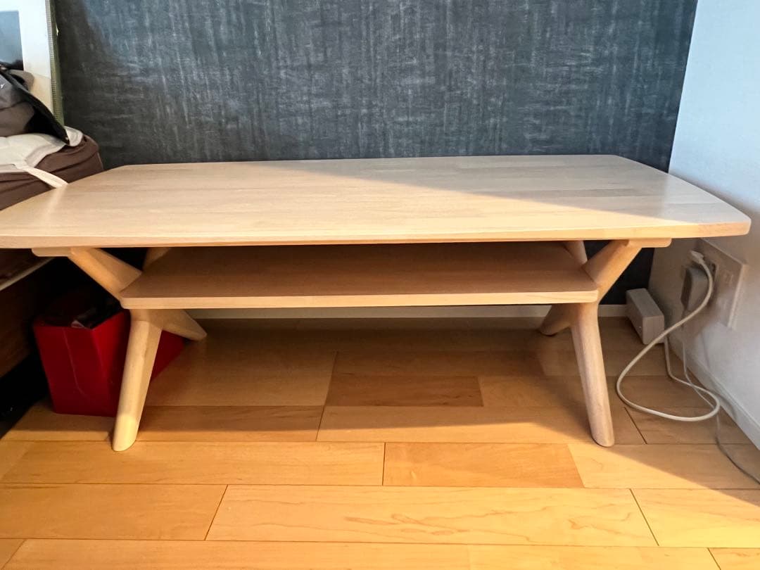 お値下げ中　オシャレ　ナチュラル木製センターテーブル