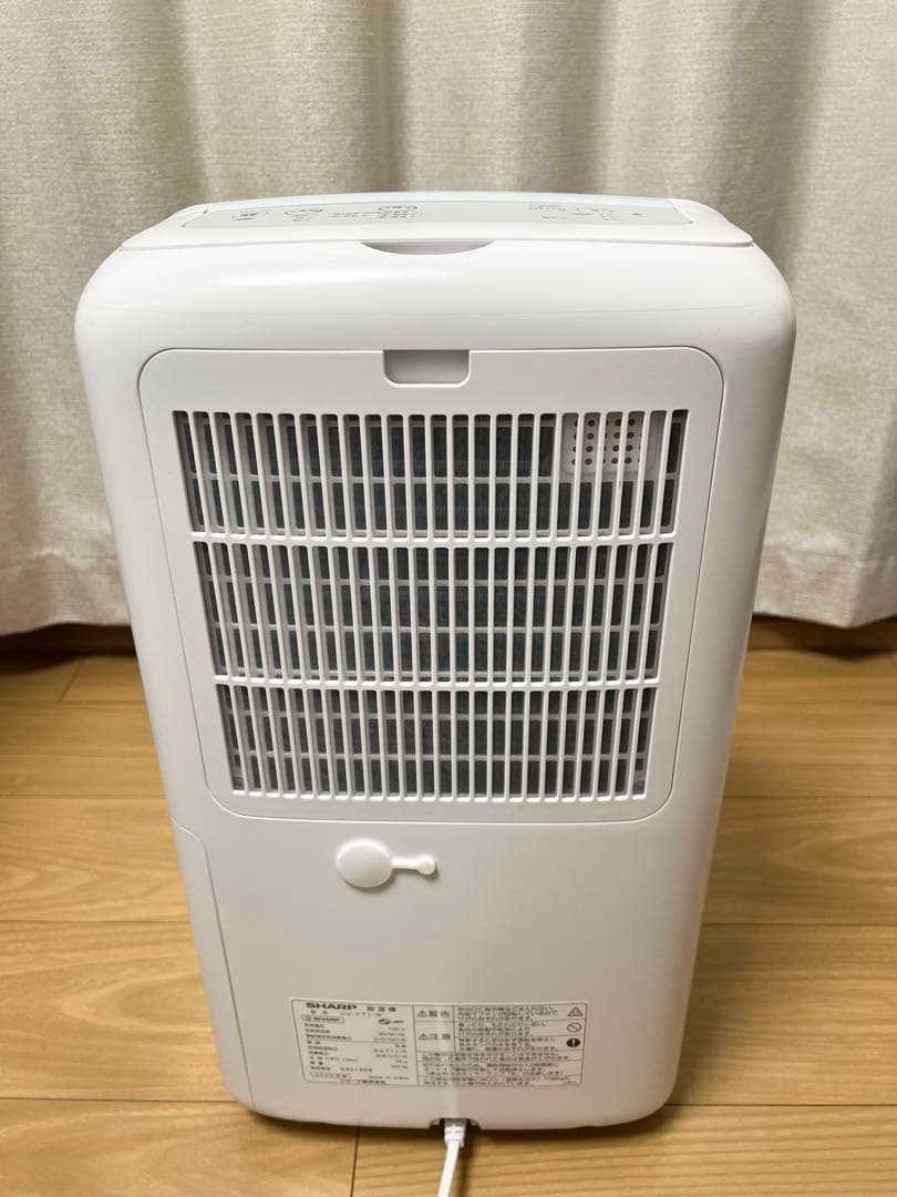 美品2025年製 SHARP 衣類乾燥 除湿機 CV-T71-W