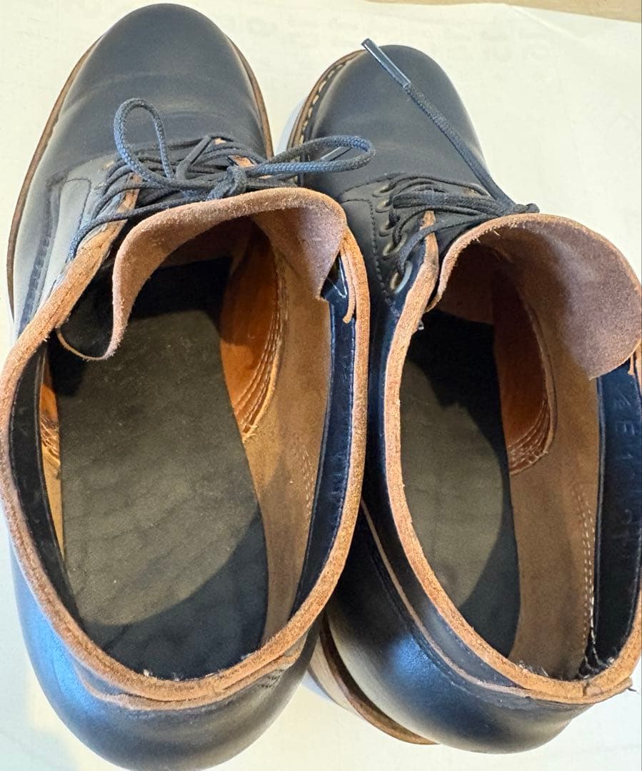 WHITES ブラックレザーシューズ　サイズ6.5 E