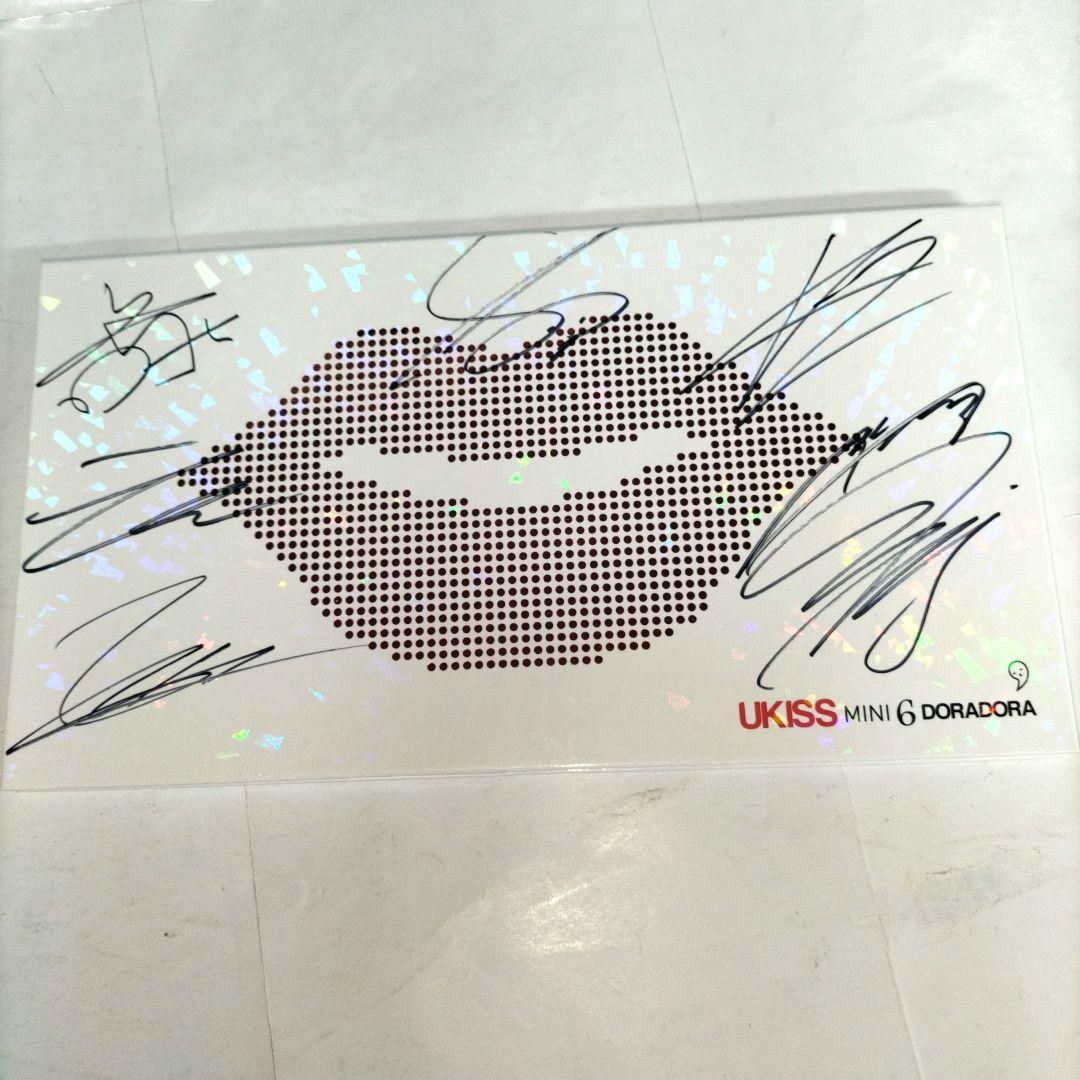 本物メンバー直筆サイン入り⭐U-KISS⭐DORADORA⭐韓国盤KPOP⭐