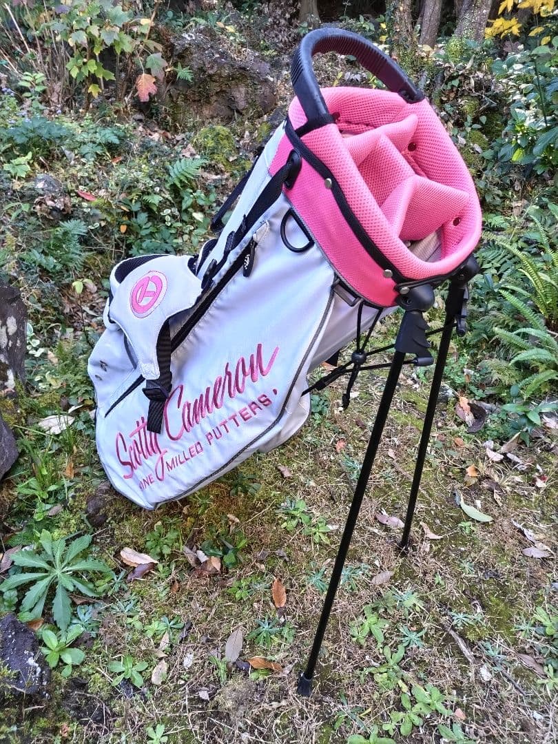 Scotty Cameron キャディバッグ ホワイト/ピンク