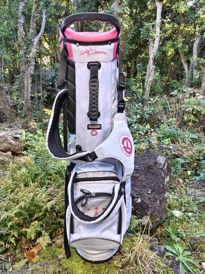 Scotty Cameron キャディバッグ ホワイト/ピンク