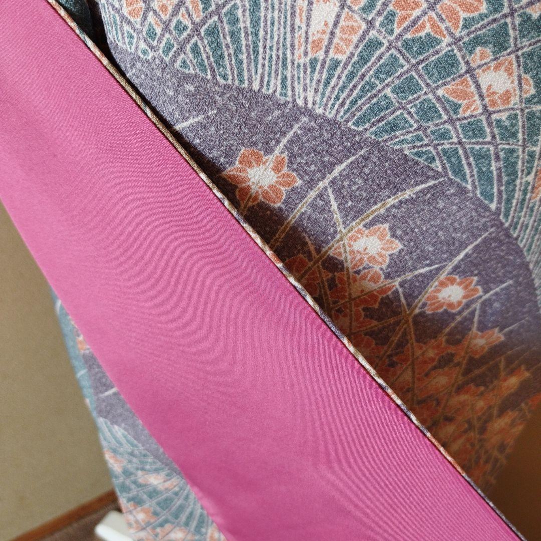 未着用洗える水仙柄小紋