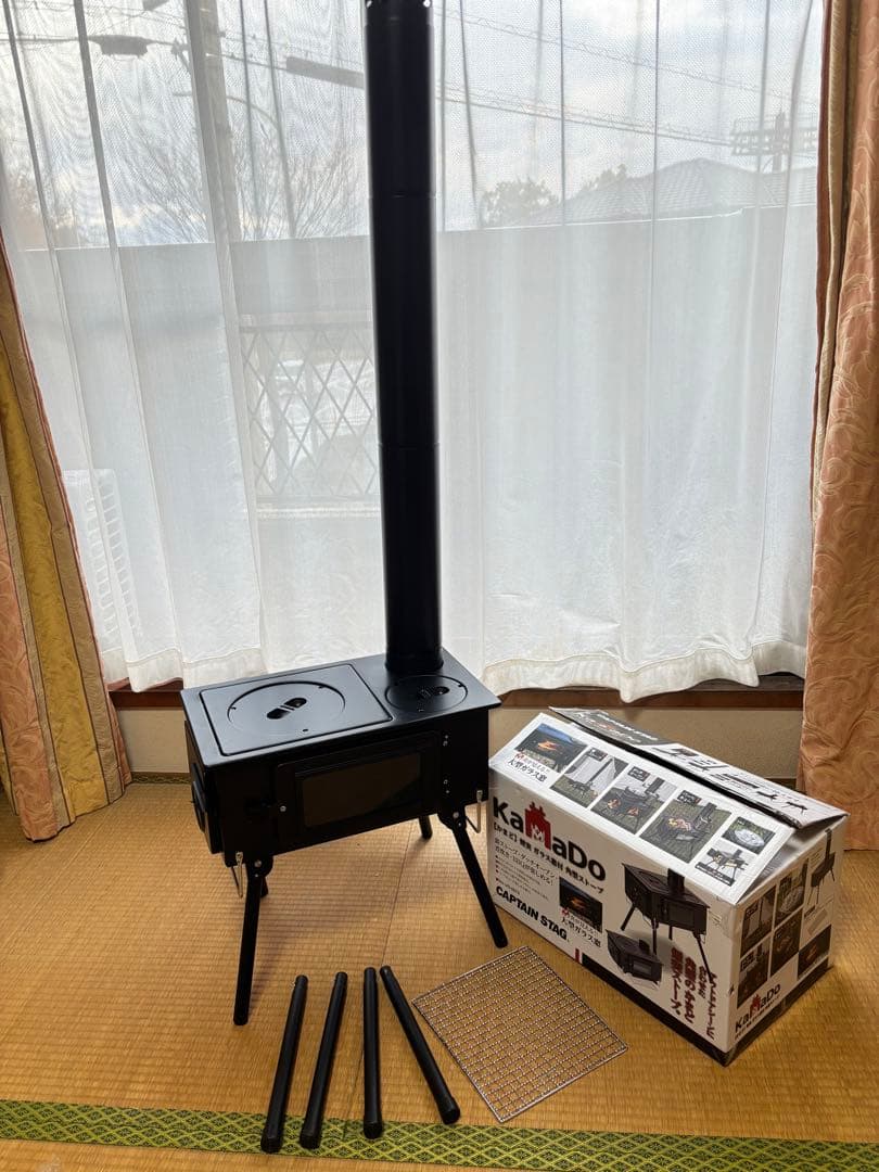 CAPTAIN STAG KaMaDo 薪ストーブ　送料無料