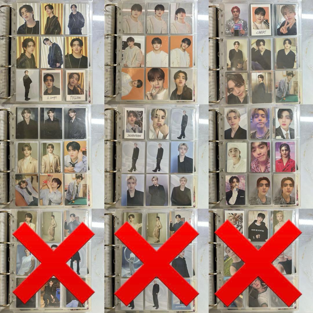 エスクプス トレカ まとめ売り セット 会場限定 SEVENTEEN バラ売り