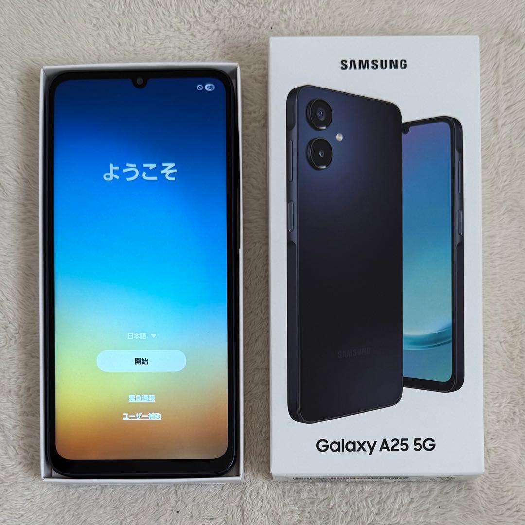 GALAXY ギャラクシー A25 5G Black 本体