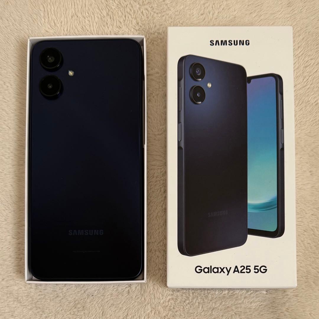 GALAXY ギャラクシー A25 5G Black 本体