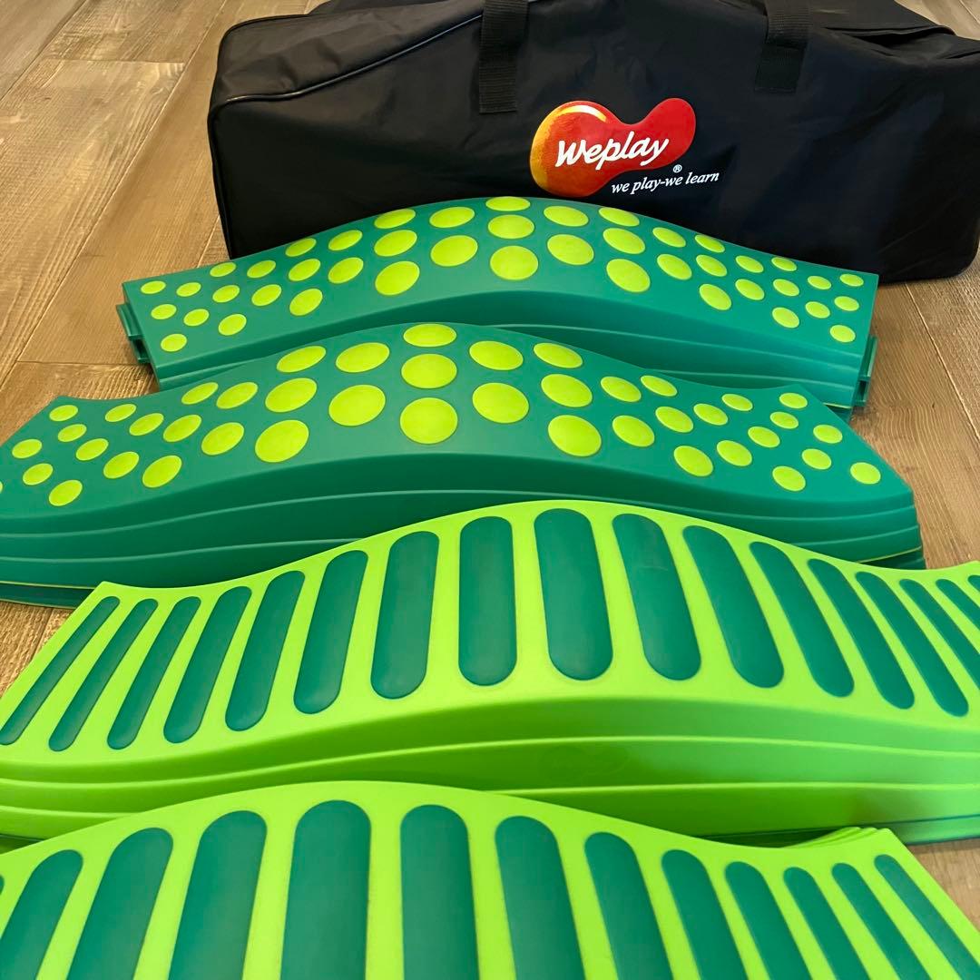 weplay ウェイブバランス 平均台 グリーン 8個セット