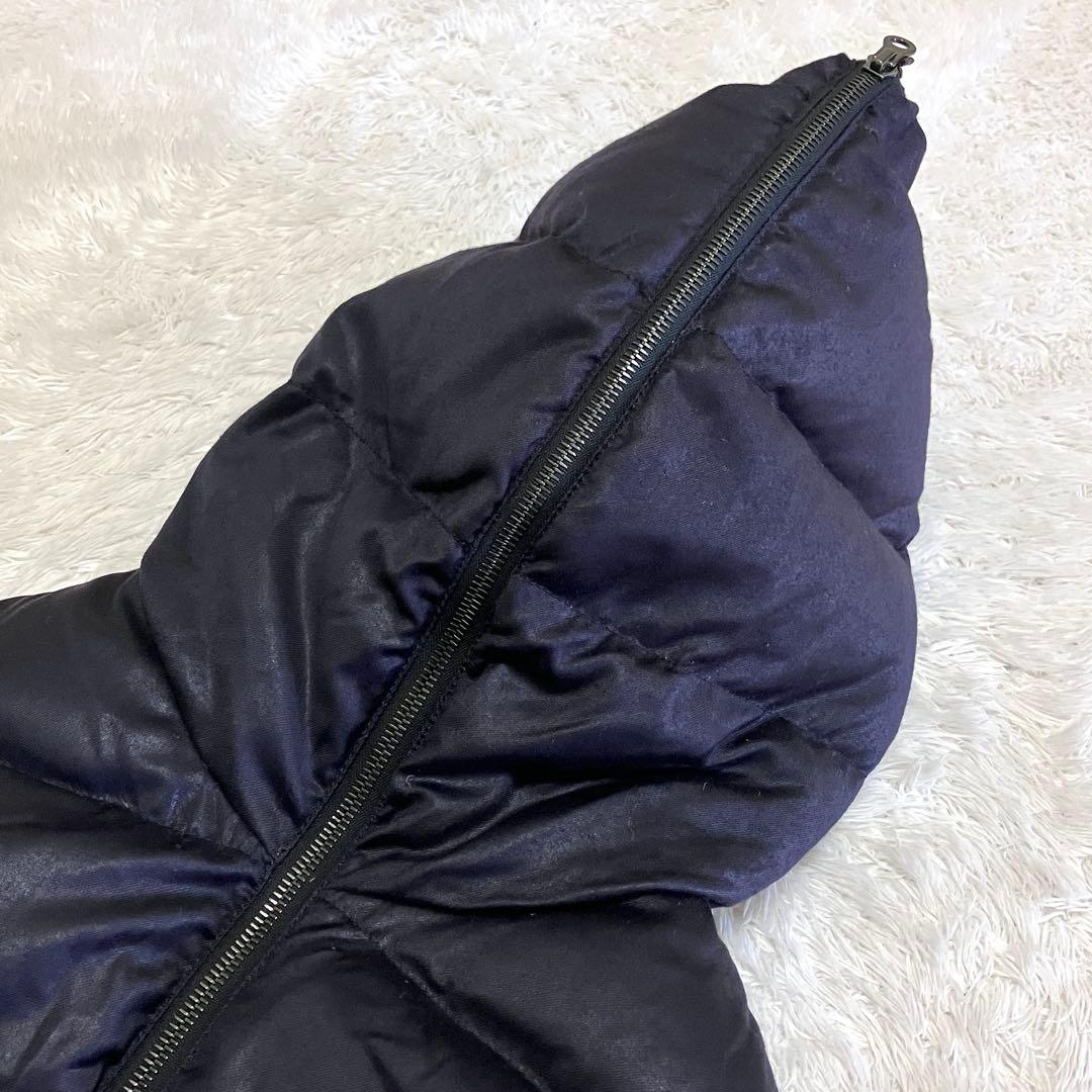 極美品 デュベティカ 別注 ダウン ベスト カシミヤ FEBEDUE ネイビー