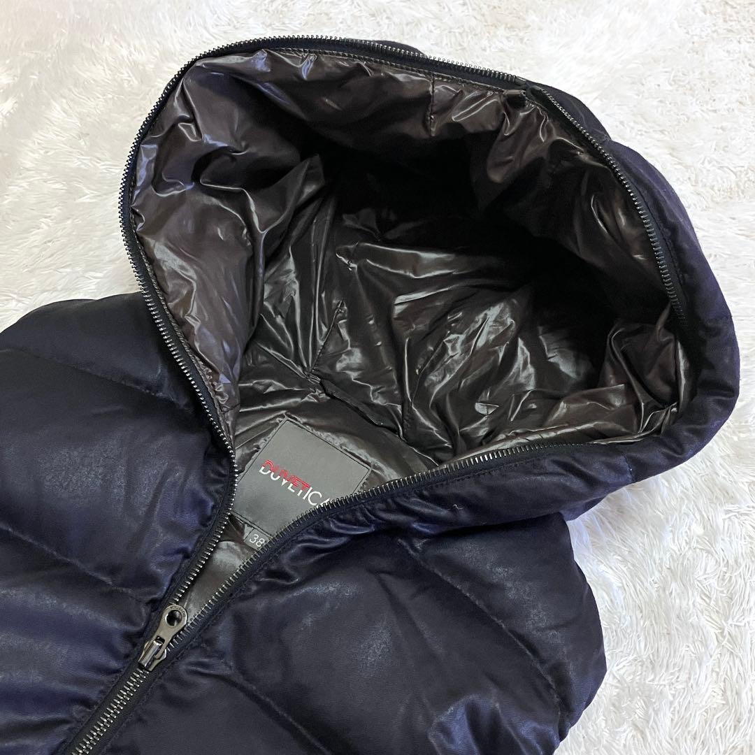 極美品 デュベティカ 別注 ダウン ベスト カシミヤ FEBEDUE ネイビー