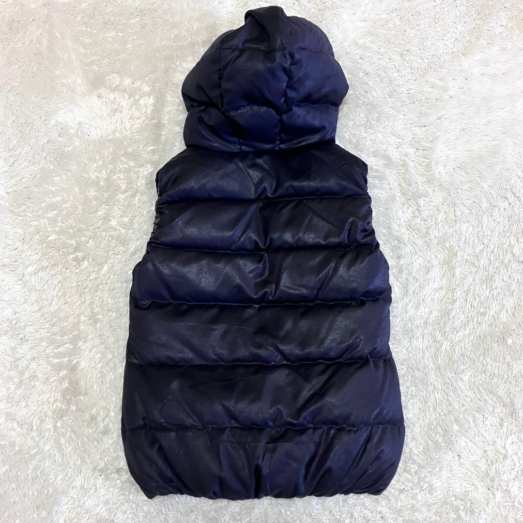 極美品 デュベティカ 別注 ダウン ベスト カシミヤ FEBEDUE ネイビー