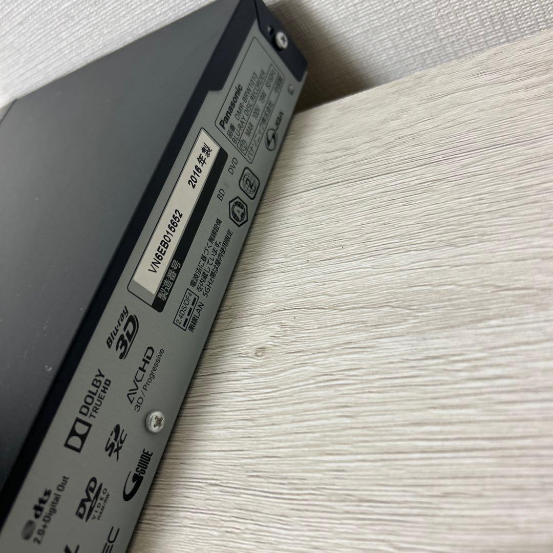 Panasonic ブルーレイレコーダー DMR-BRW1010 説明書あり