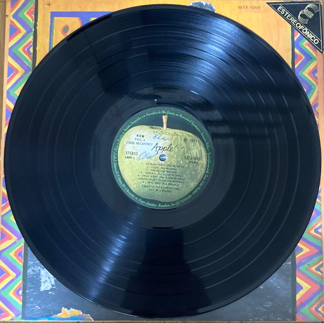 稀少ブラジルオリジナルRamラムPaul McCartneyレコード