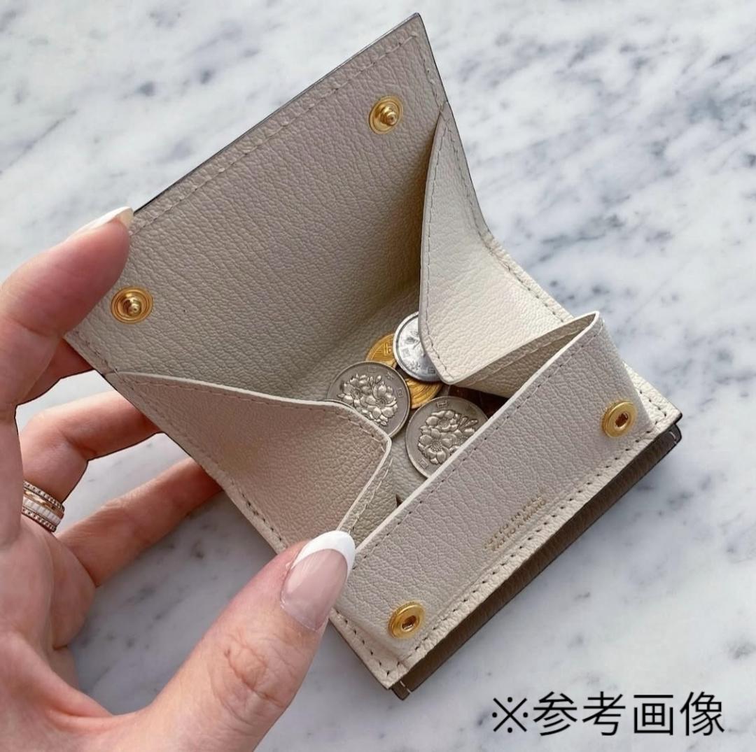 三つ折り財布 ラルコバレーノ 本革 レザー ネイビー ウォレット 新品 2419