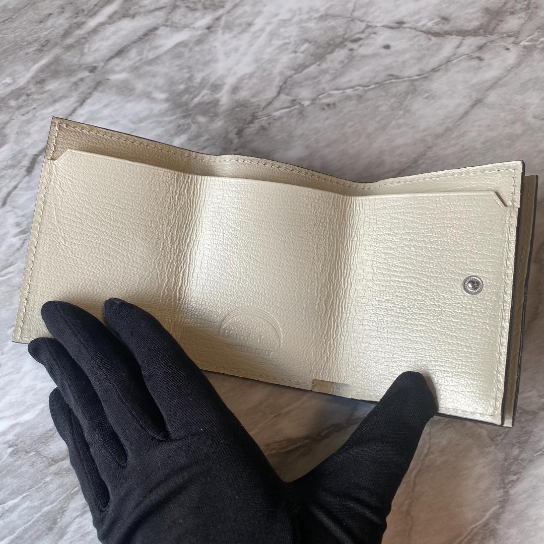 三つ折り財布 ラルコバレーノ 本革 レザー ネイビー ウォレット 新品 2419