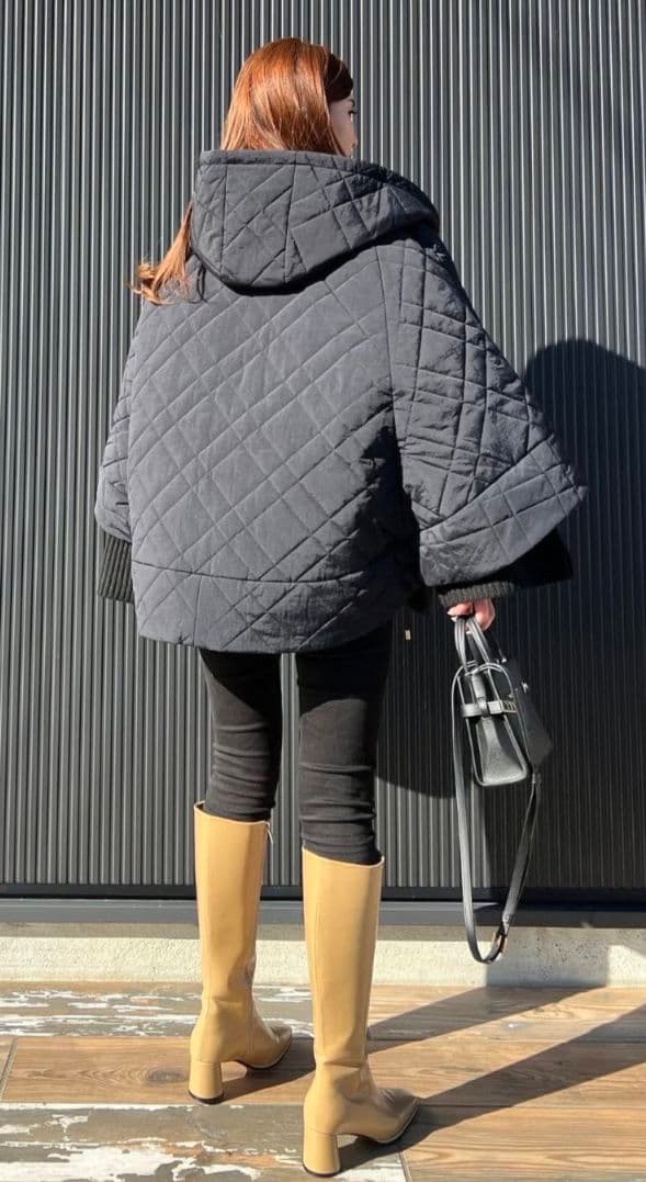 maison de Dolce. キルティングポンチョ