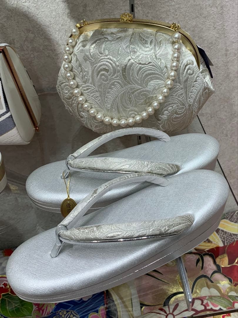 一蔵　成人式 草履・バッグセット