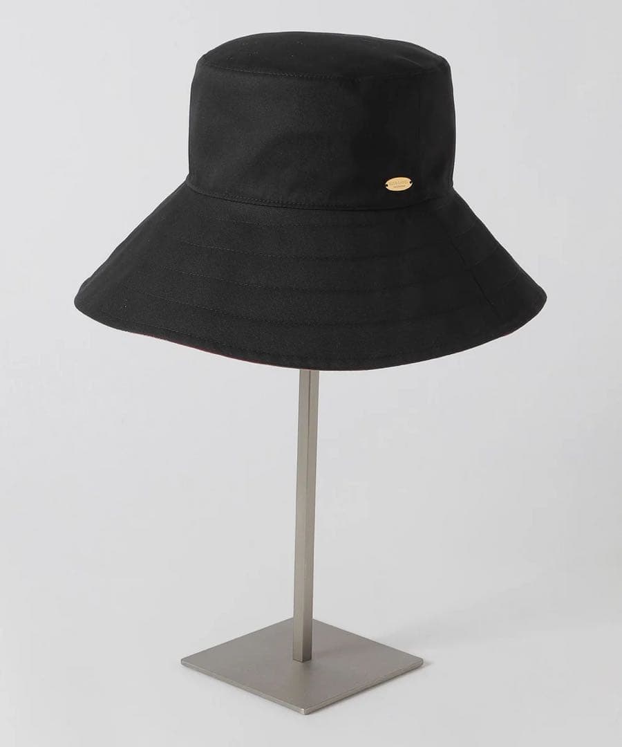 【新品】ブルーレーベル　リバーシブル　 ツバ広バケットハット　日本製