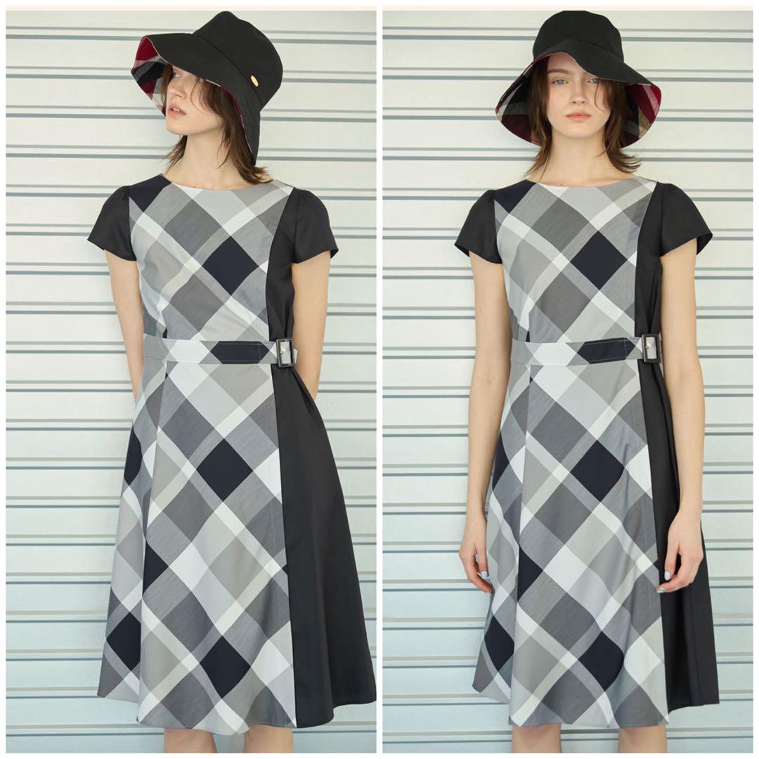 【新品】ブルーレーベル　リバーシブル　 ツバ広バケットハット　日本製