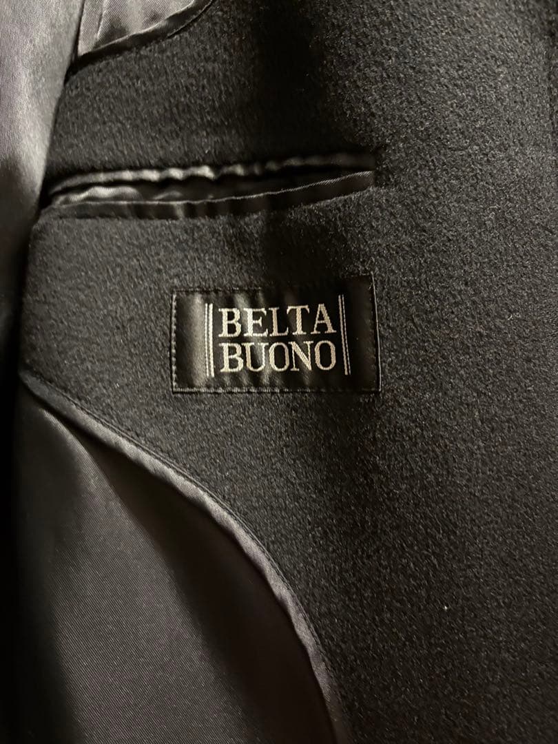 超激レア！ウールスーパーロングコート黒着丈115超美品ヴィンテージ