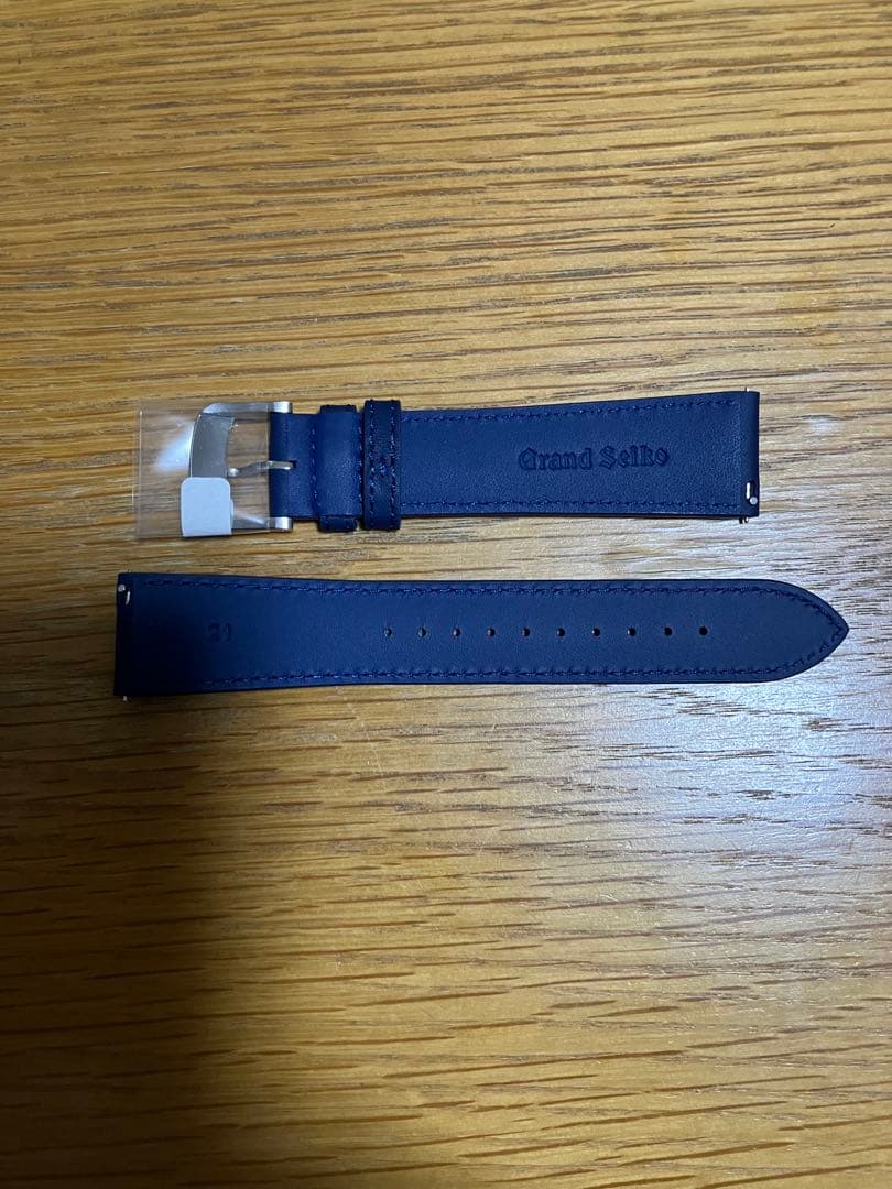 【未使用】非売品グランドセイコーメンズサイズ　(かん幅21㎜) レザーベルト