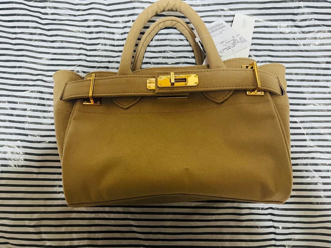 新品 シータパランティカ SS別注 フェイクスエードトートバッグ ベージュ 匿名