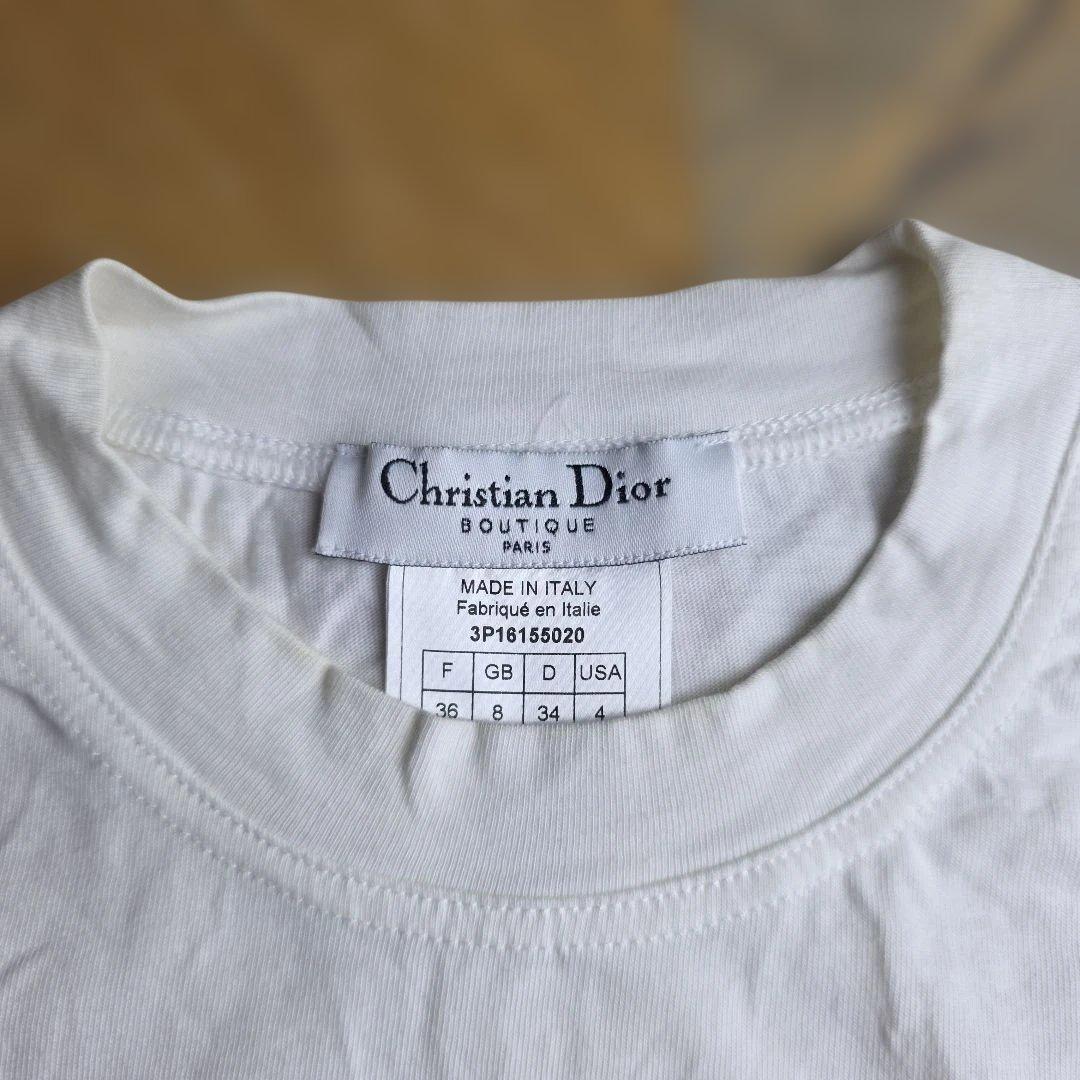 ガリアーノ期　ディオール　Tシャツ　カットソー　J'ADORE ロゴ　白　y16