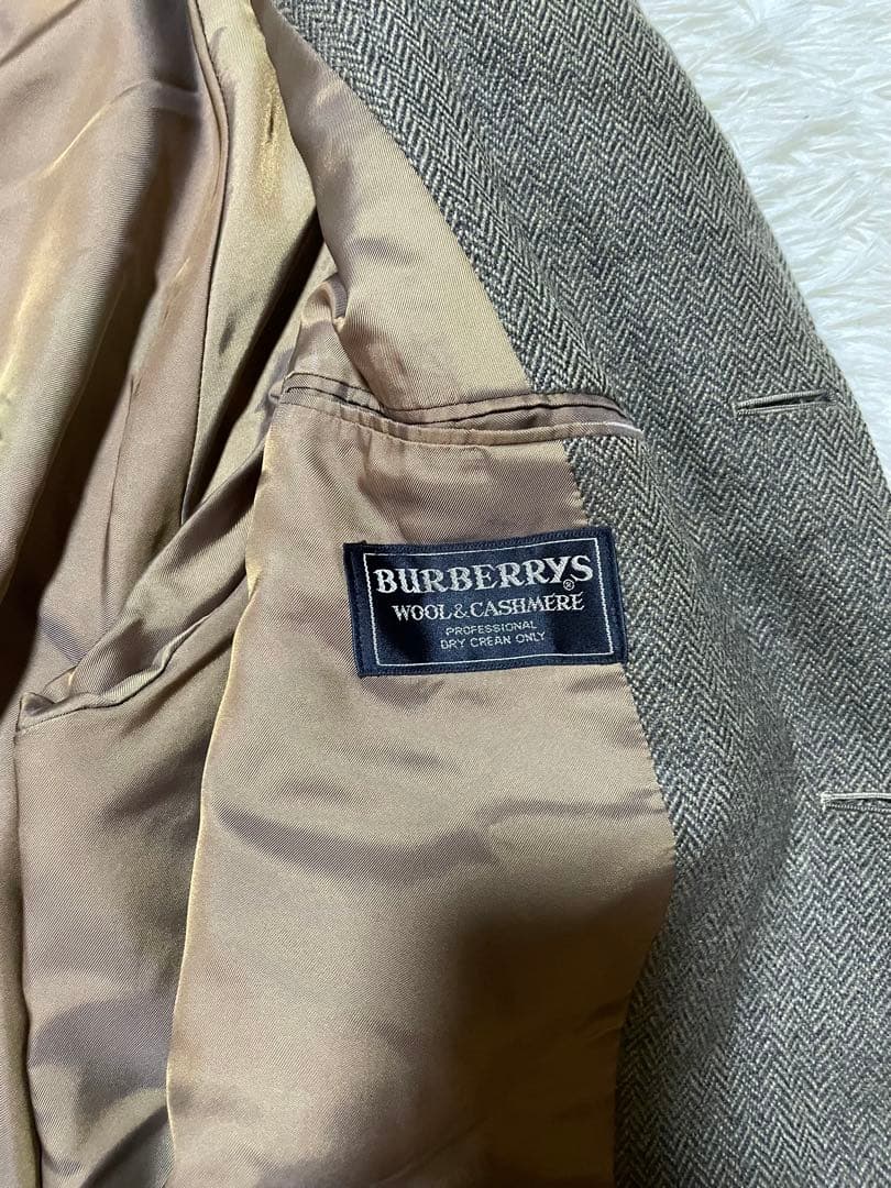 【稀少ヴィンテージ】★Burberrysバーバリーズ　ウールステンカラーコート