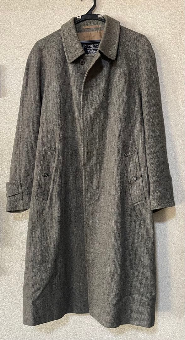 【稀少ヴィンテージ】★Burberrysバーバリーズ　ウールステンカラーコート