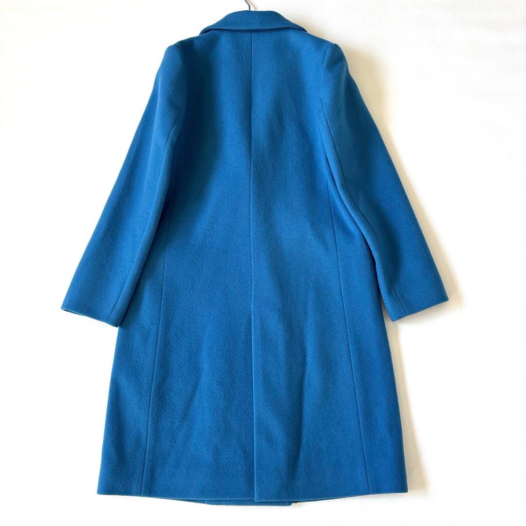 タグ付き未使用品✨ユナイテッドトウキョウ メルトン チェスターコート S ブルー