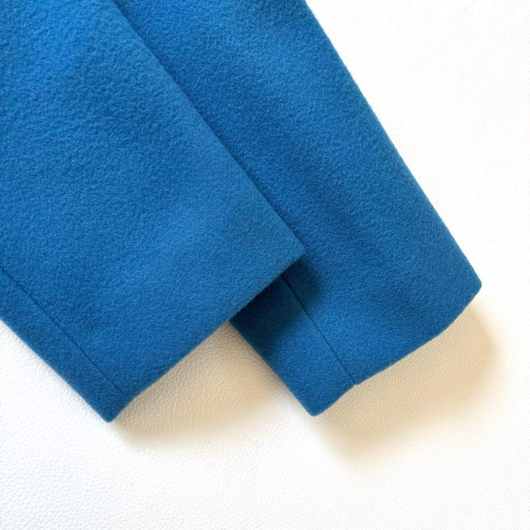 タグ付き未使用品✨ユナイテッドトウキョウ メルトン チェスターコート S ブルー